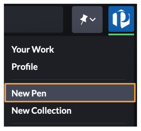 CodePen Create New Pen CodePen Create New Pen