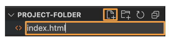 VS Code Index HTML File Input