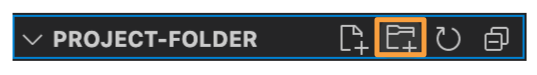 VS Code New Folder Button VS Code New Folder Button