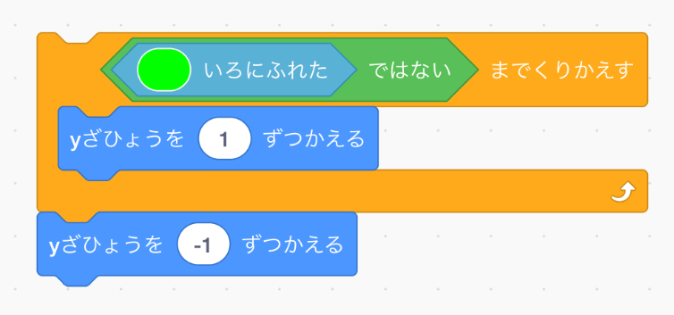 2022-02-06-スプライトを地面の上に戻すためのコード