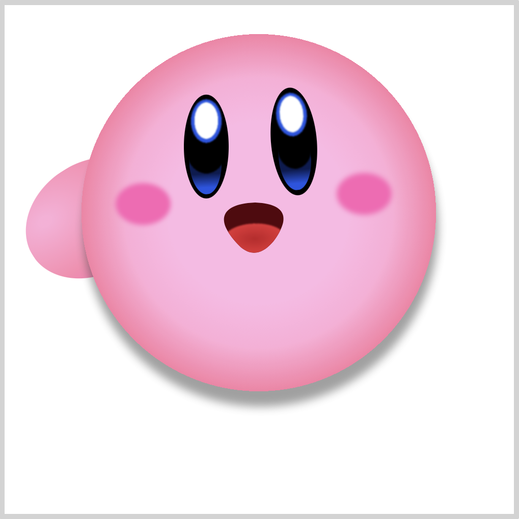 sigh* circle tool kirby was a bad idea (credit to muffinmama for reference  photo which is much better) : r/Kirby