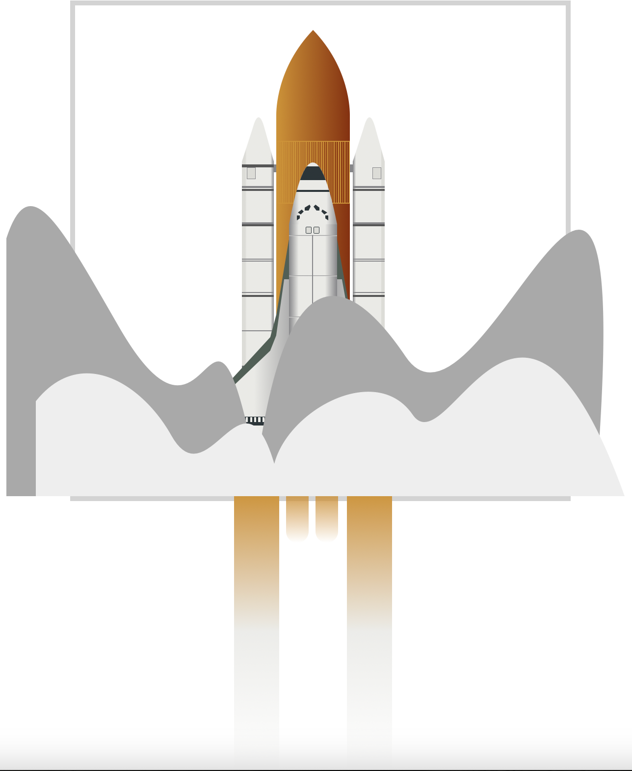 CSS Animation – Space Shuttle Launch