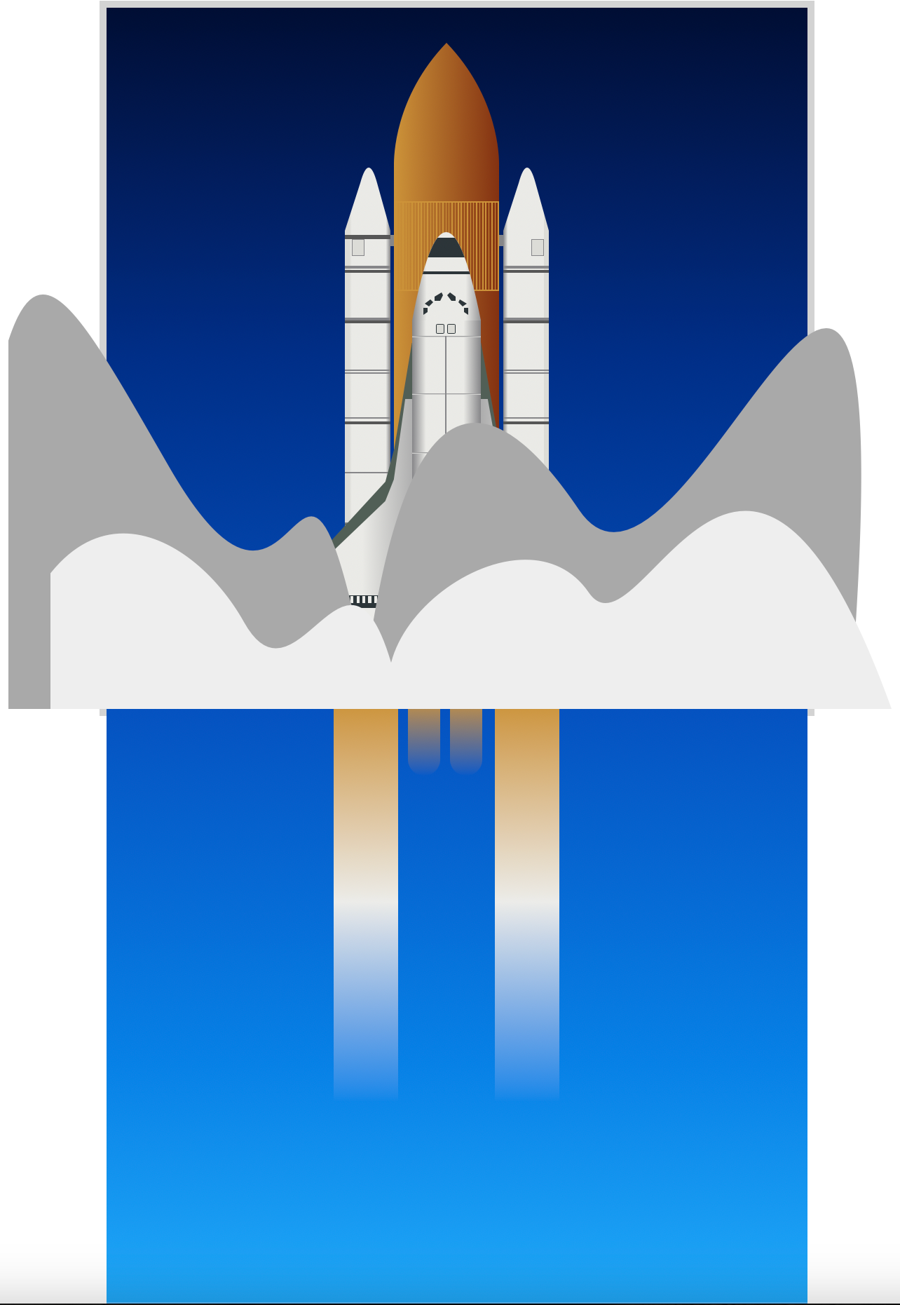 CSS Animation – Space Shuttle Launch