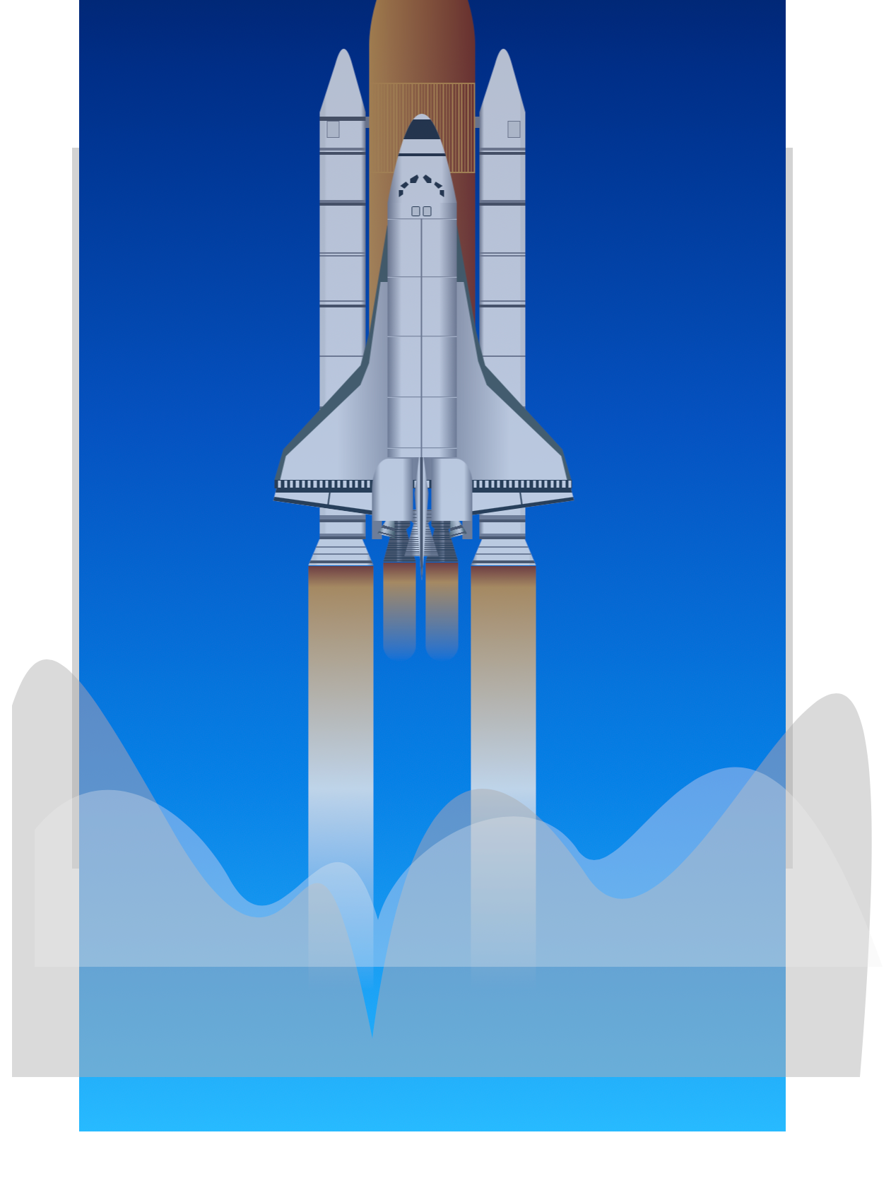 CSS Animation – Space Shuttle Launch