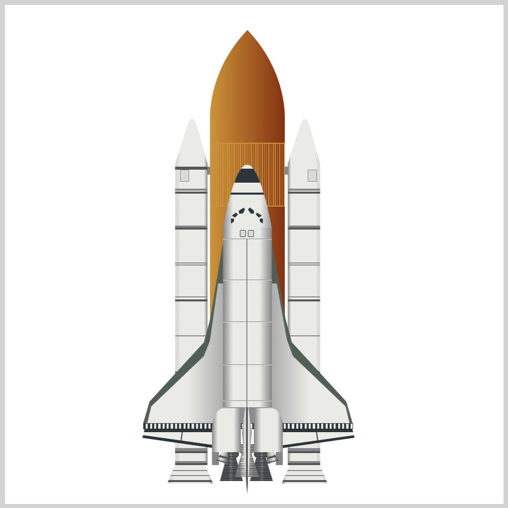 Space Shuttle Rocket and Orbiter