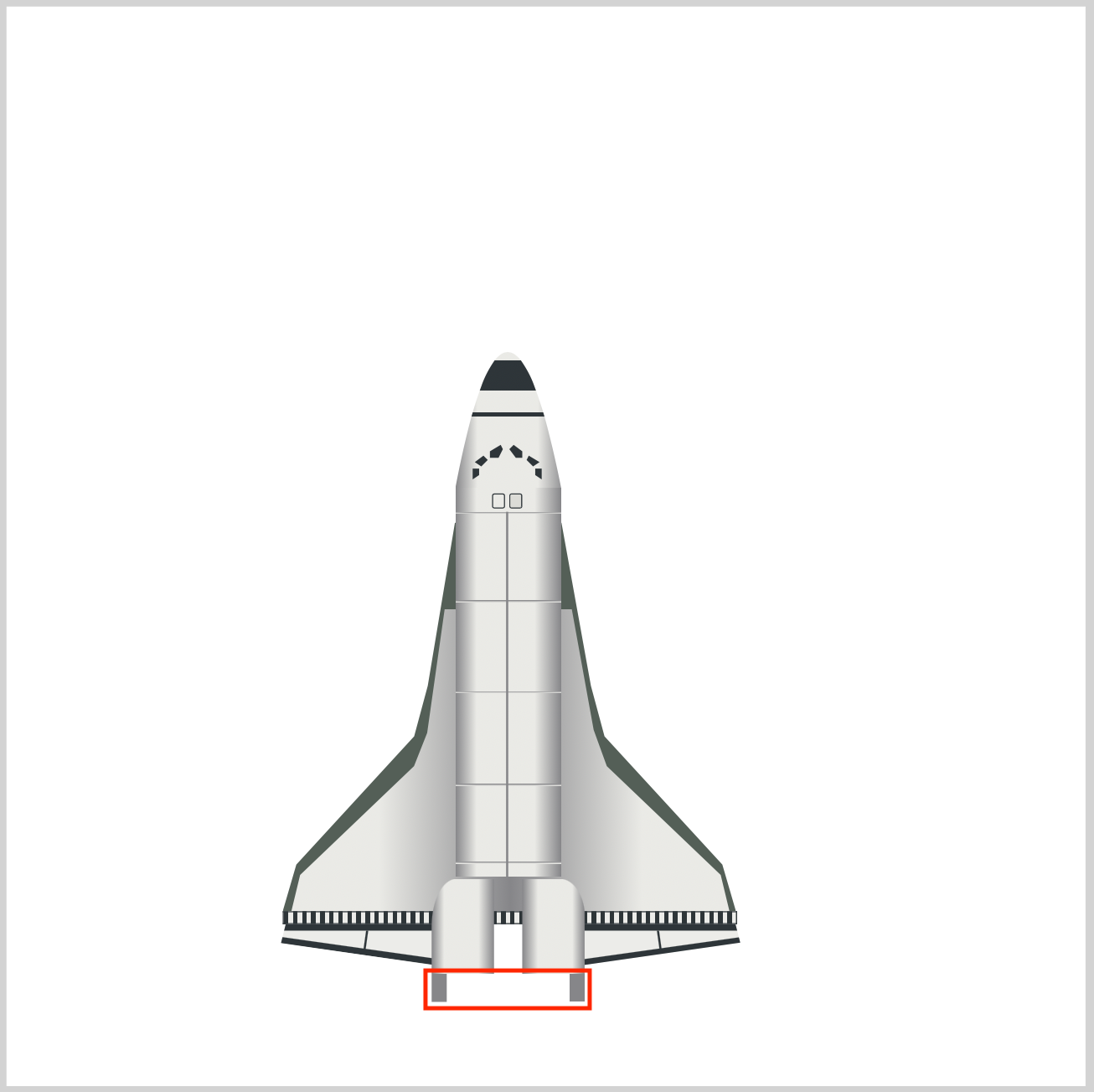 Space Shuttle Orbiter - Aft Fuselage Block