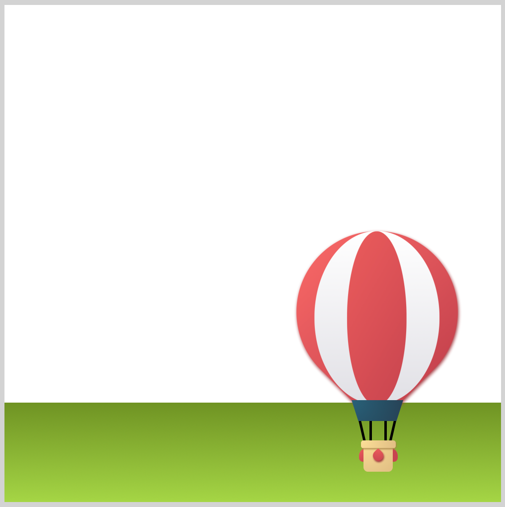 CSS Animation – Hot Air Balloon Launch