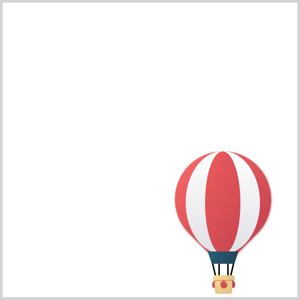 Hot Air Balloon - Scaled Down