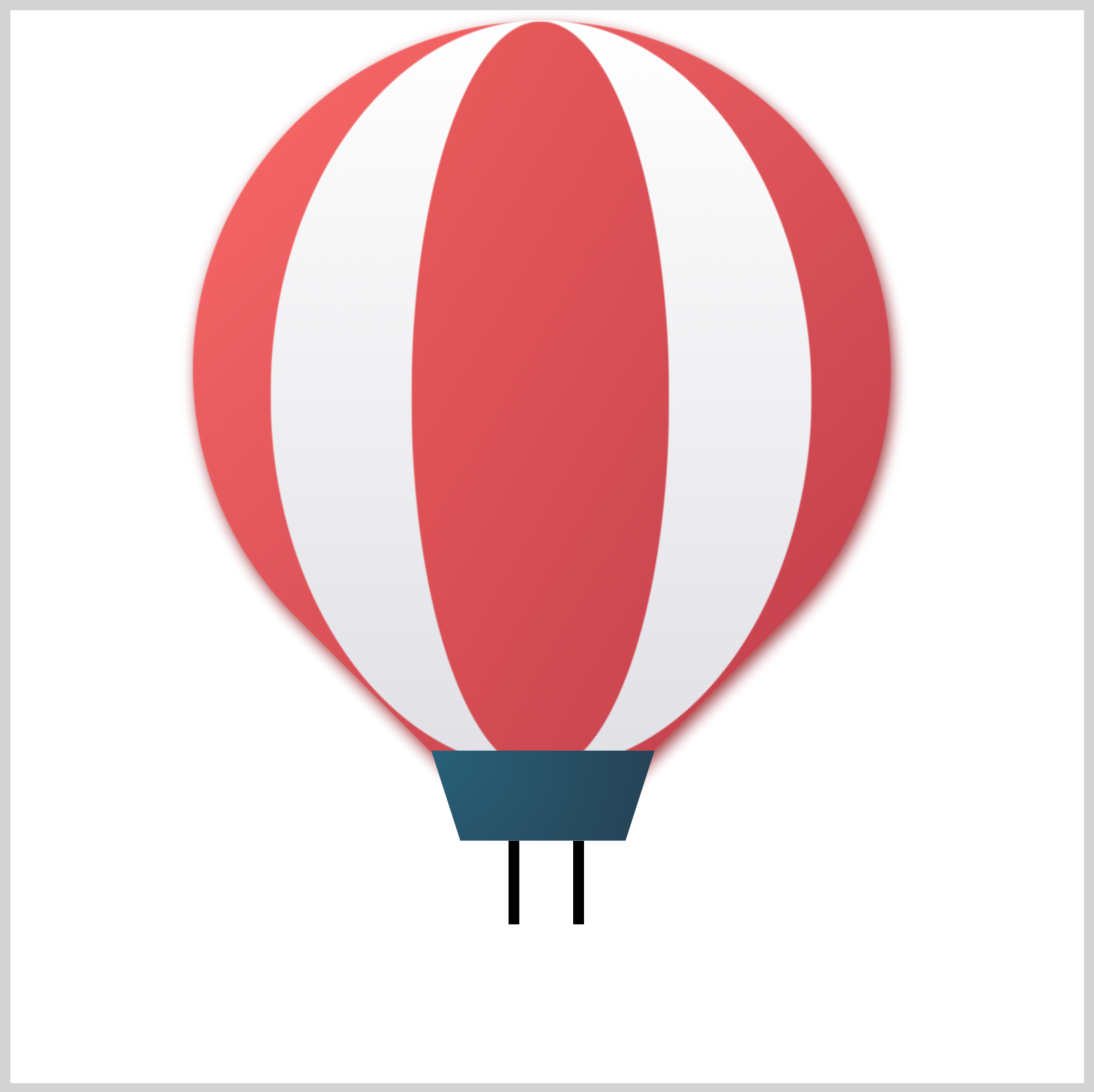 CSS Art – Hot Air Balloon