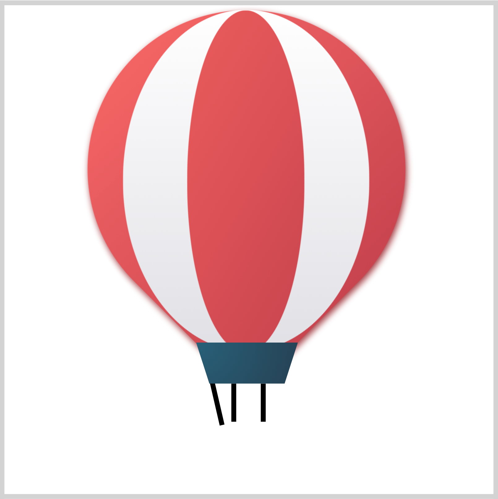 CSS Art – Hot Air Balloon