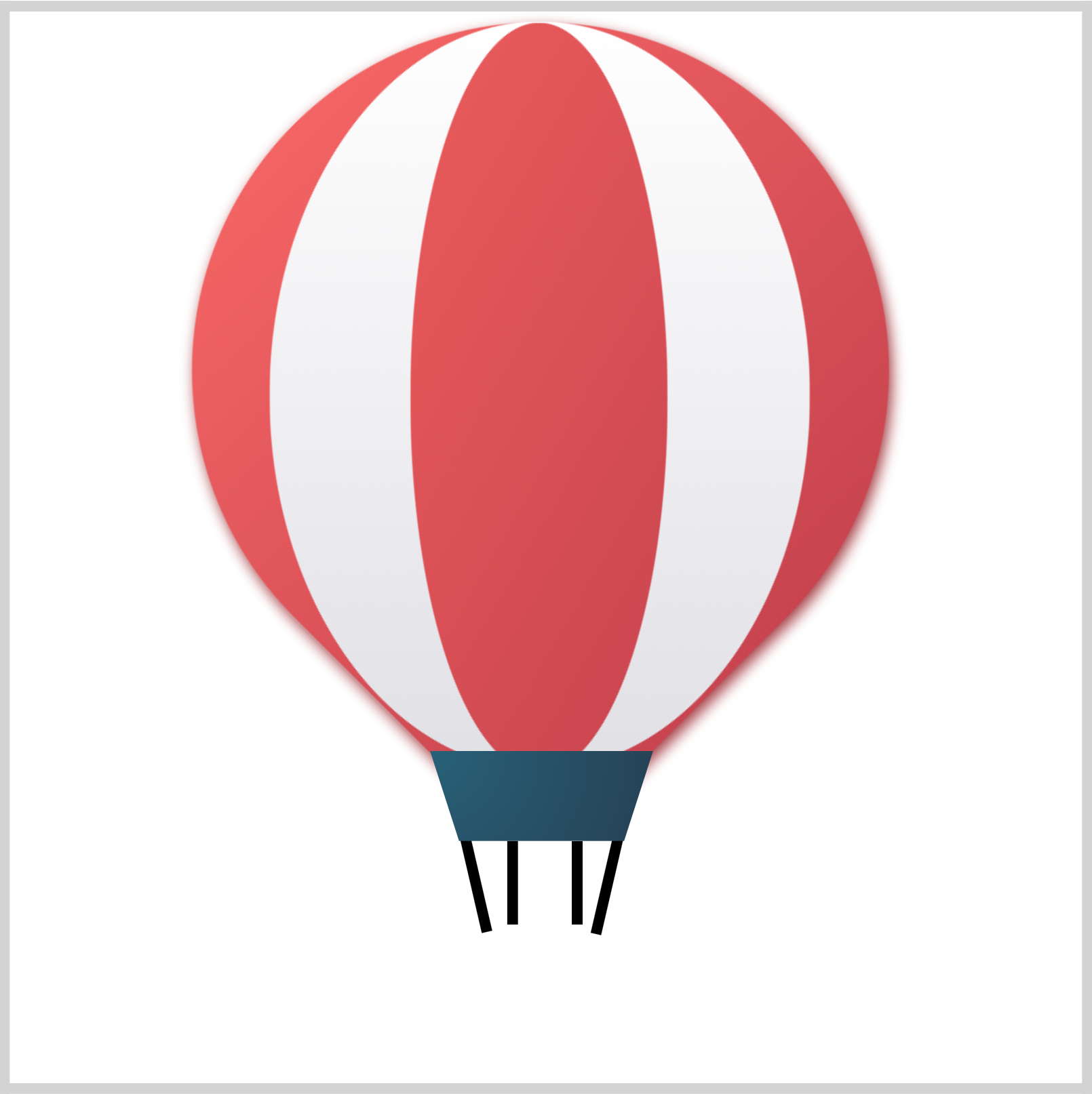 CSS Art – Hot Air Balloon