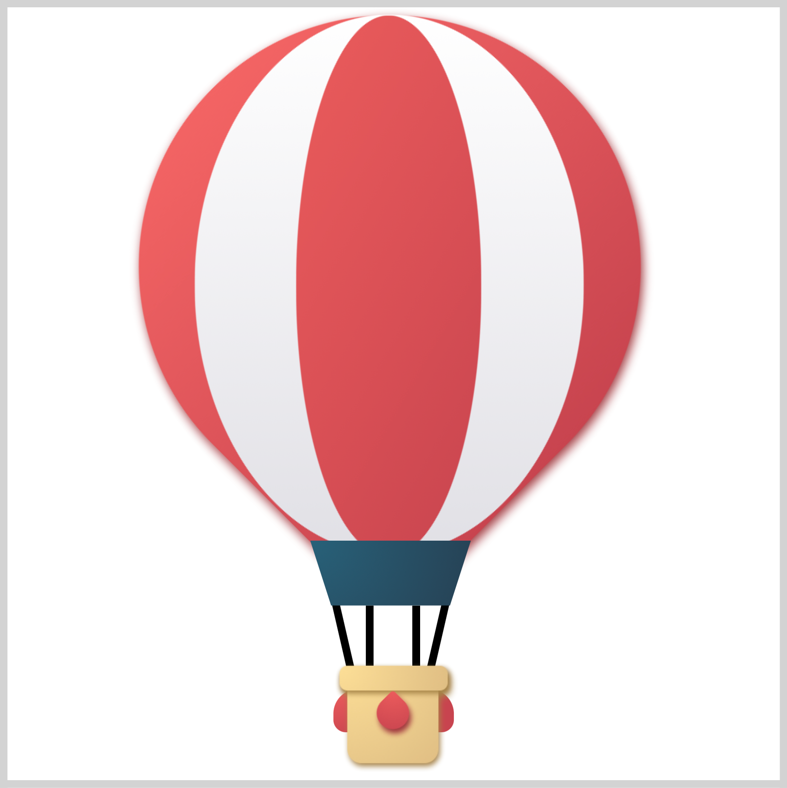 CSS Art – Hot Air Balloon