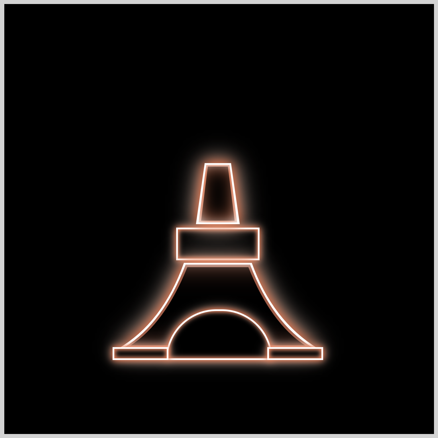 CSS Animation – Tokyo Tower Neon Sign