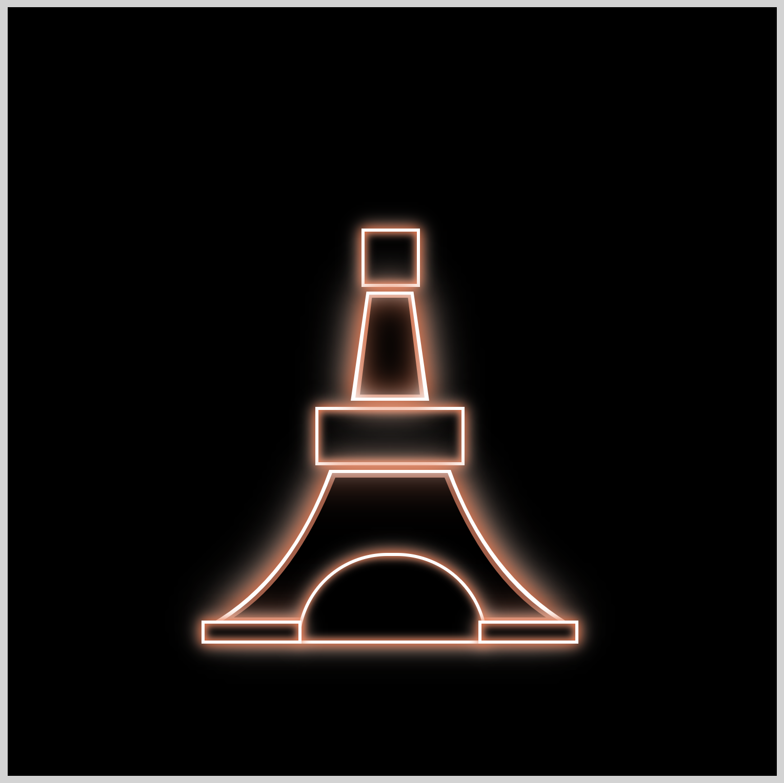 CSS Animation – Tokyo Tower Neon Sign