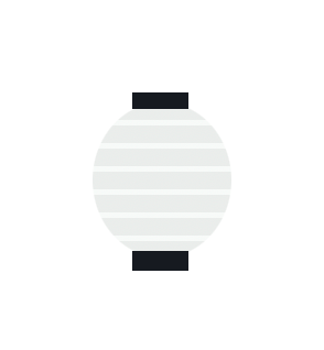 Light Gray Lantern - Bottom Rectangle Light Gray Lantern - Bottom Rectangle