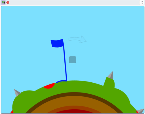 Scratch|360°プラットフォーマーのサンプルGIF