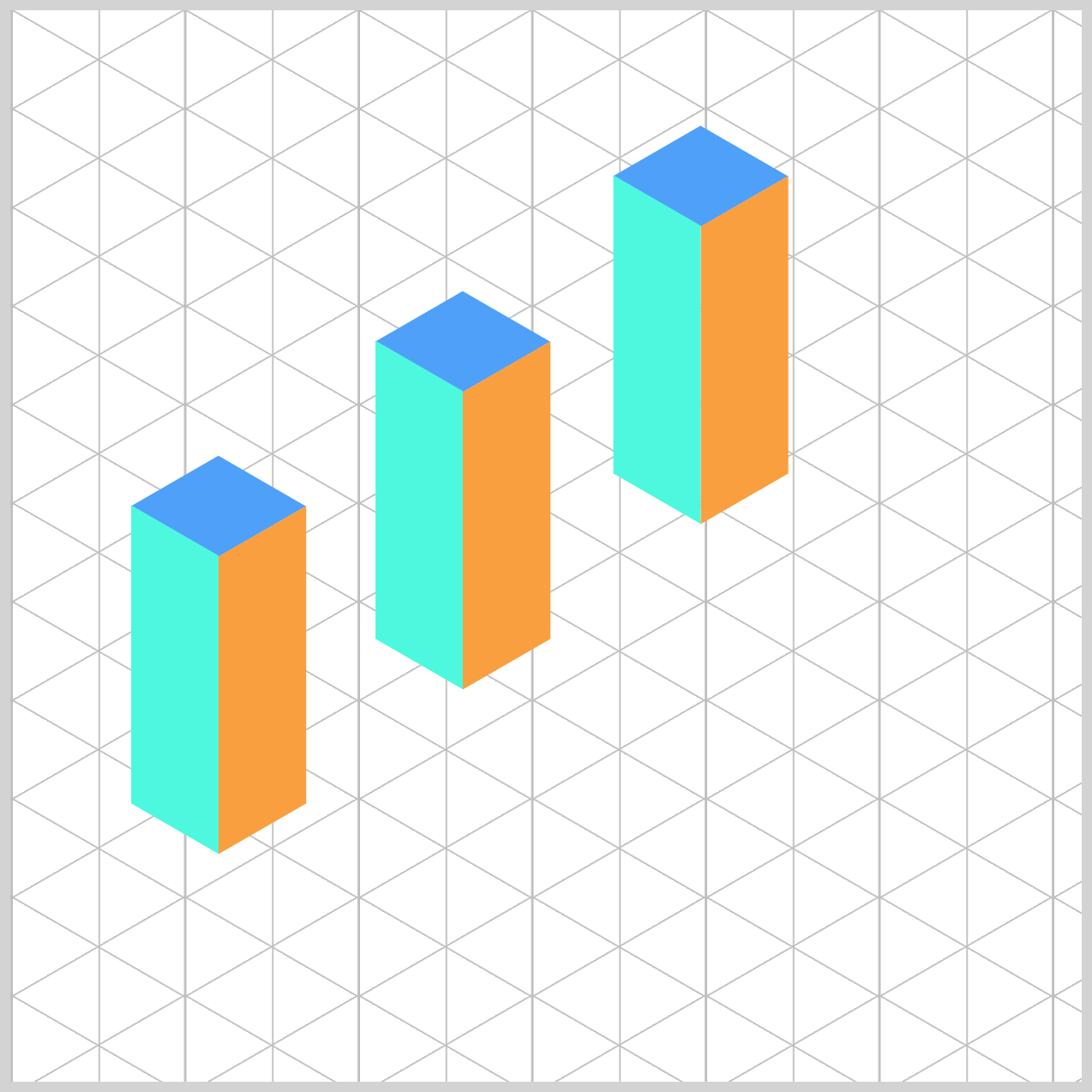 Isometric Towers Before Stacking