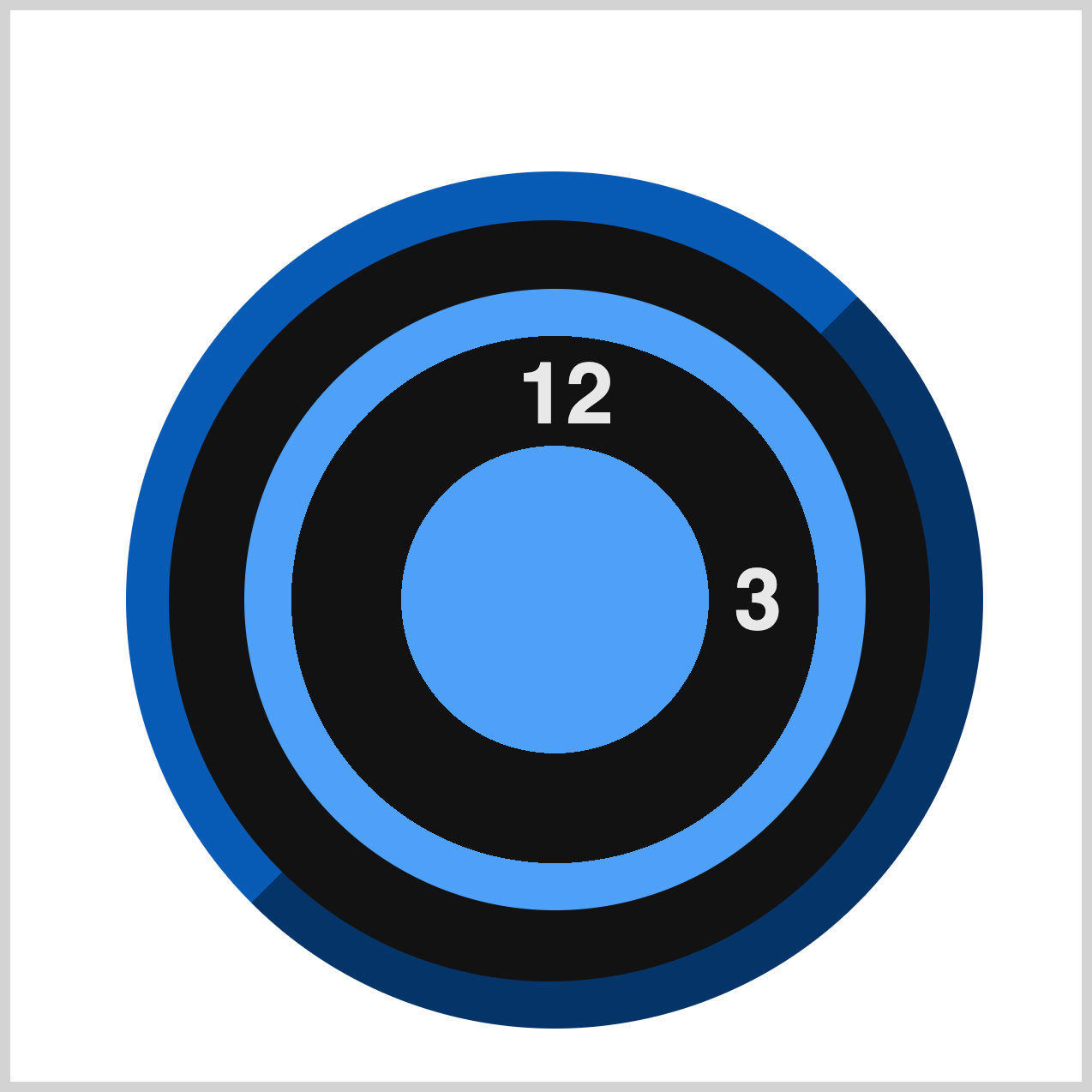 Clock Number - Three