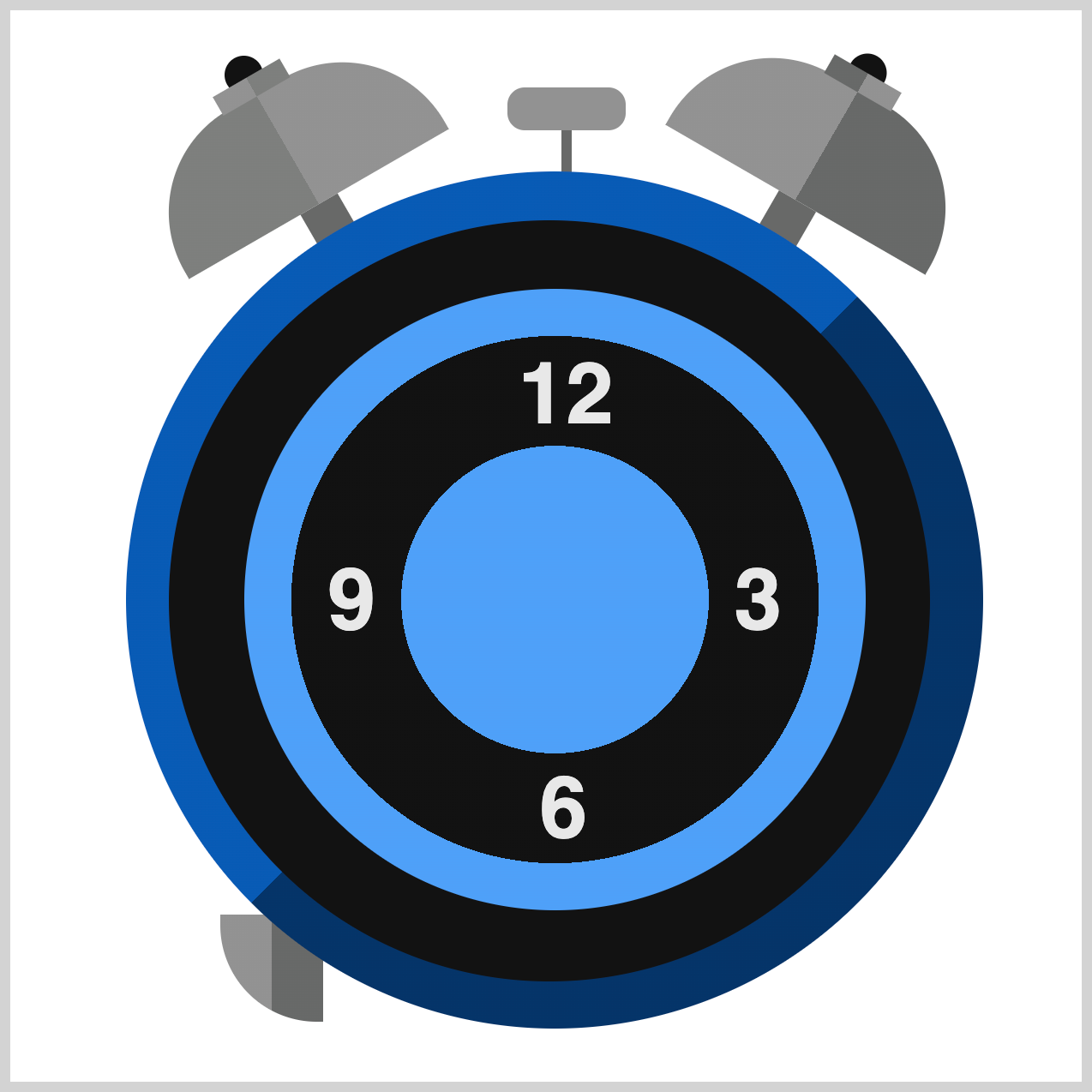 Clock Feet - Rounded Left Border