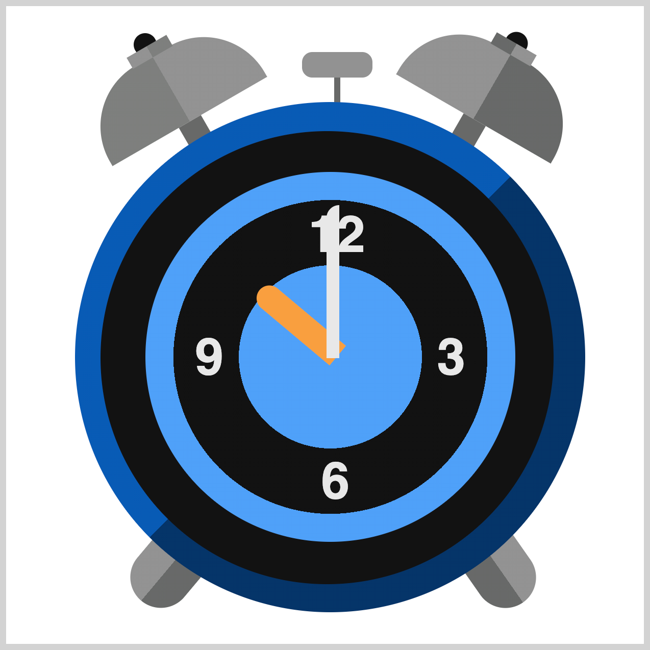 Minute Hand - Top Left Corner Rounded