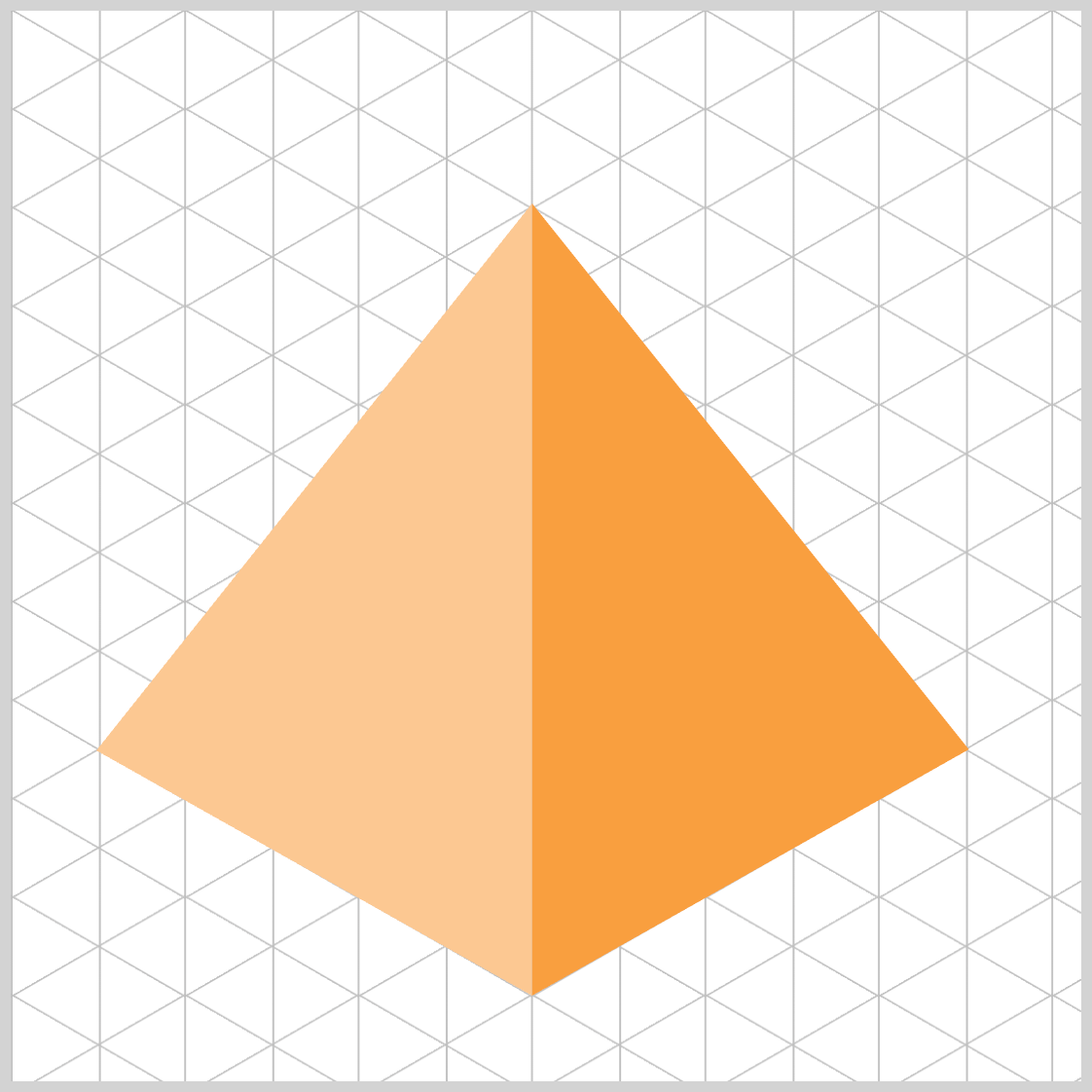 Isometric Pyramid - Grid Preview