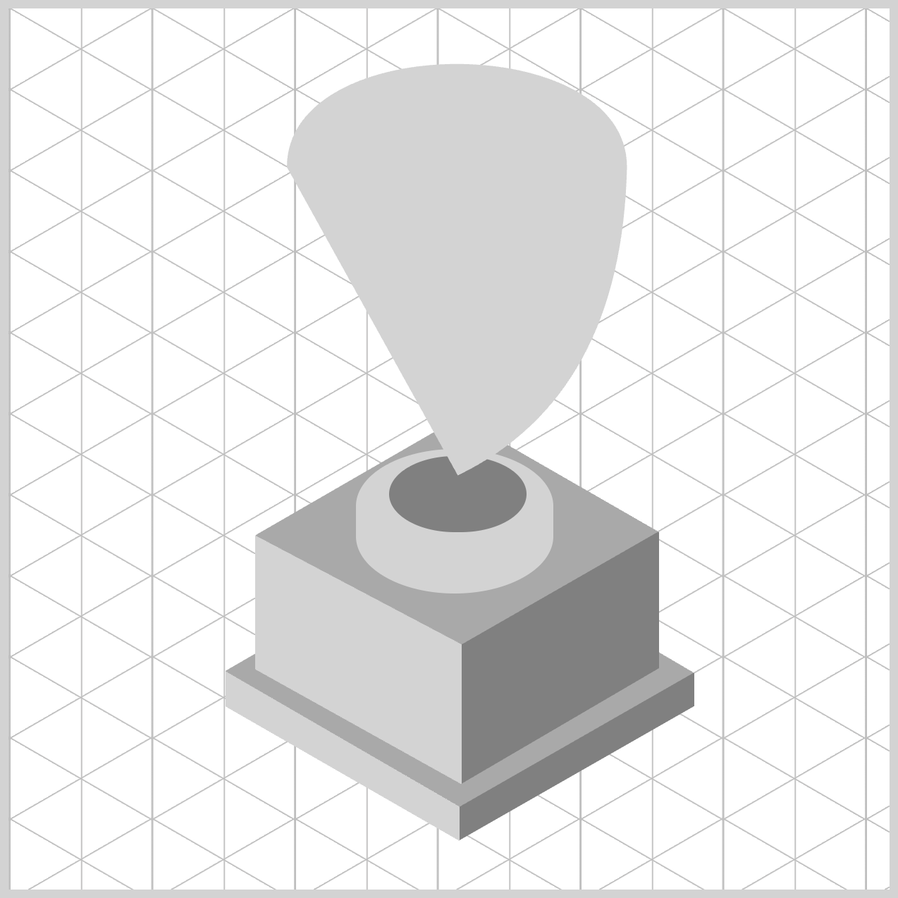 Cup Body - Right Outward Curve