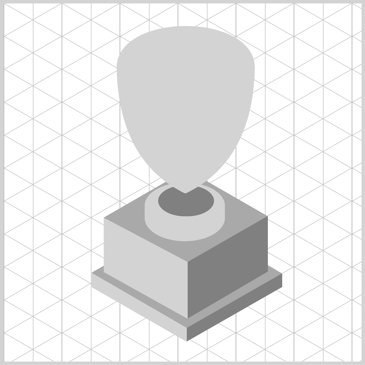 Cup Body - Left Outward Curve