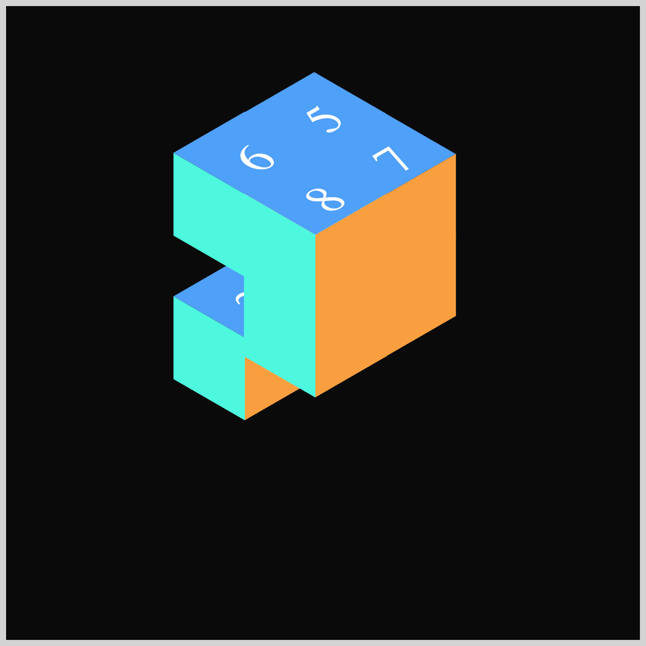 Cube 2 - translate: 0px 50px