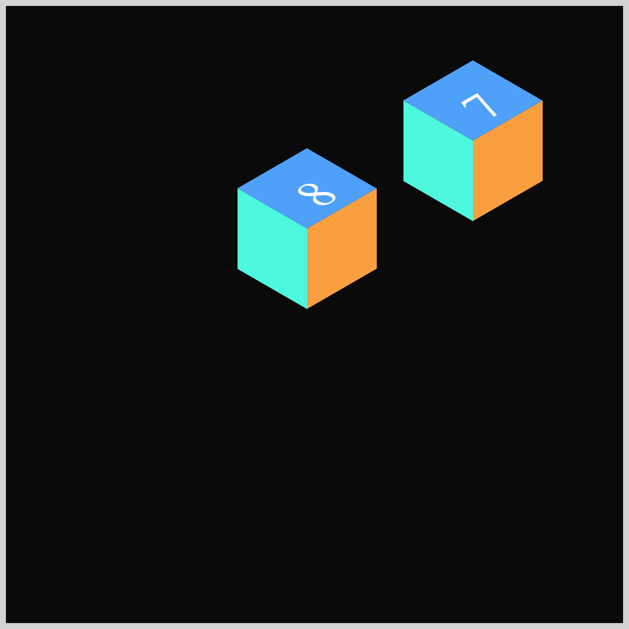 Cube 7 - translate: 80px -40px