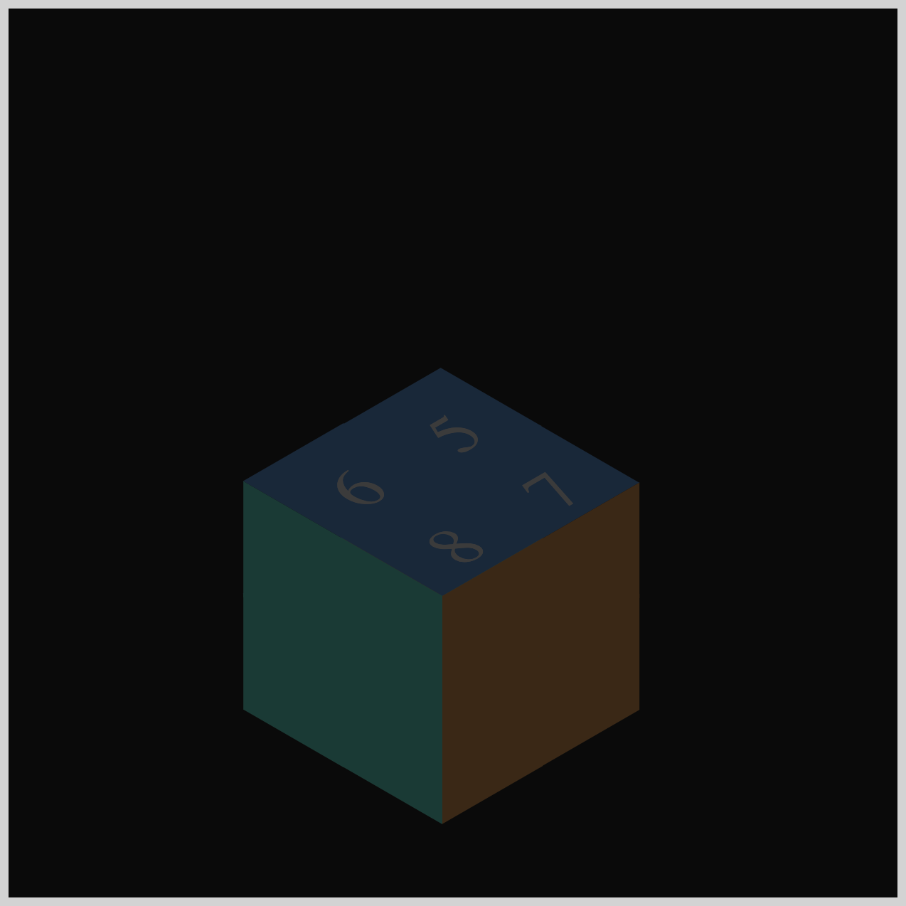 Isometric Cubes - 20% Opacity and at 150px on the y-axis